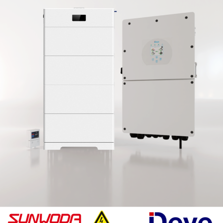 20kwh sunwoda 50kw deye hybrid